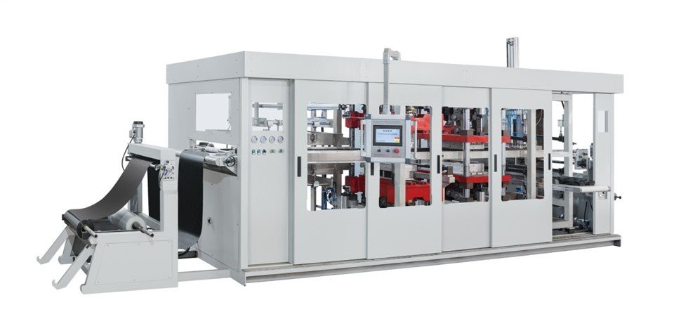 Automatic Plastic Box Thermoforming Making Machine